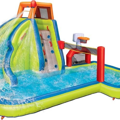 Inflatable Outdoor Playground With Climbing Wall
