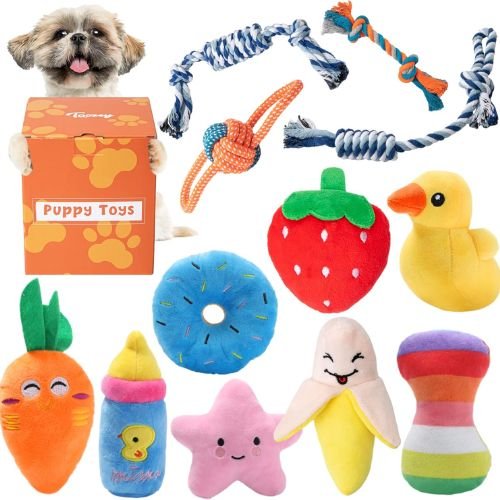 12 Pack Puppy Toys for Teething Small Dogs