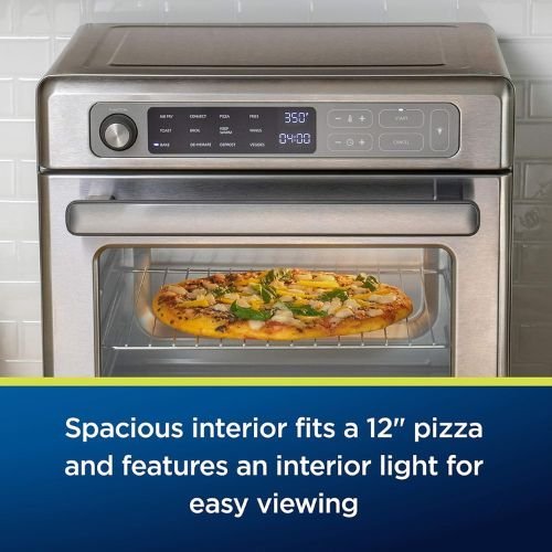 RapidCrisp and Spacious Stainless Steel Digital Air Fryer Oven